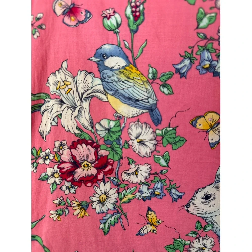 Gap Sarah Jessica Parker Girls Pink Bunny Bird Floral Tulle Skirt Dress XL 12
